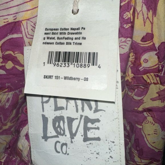 Magnolia Pearl Nepali Peasant Skirt with drawstring waist. - Picture 7 of 7